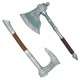 ASSASSIN'S CREED SERIES EIVOR VARINSDOTTIR'S AXES, A must-have for Assassin’s Creed fans and collectors, this decorative axe set faithfully recreates Eivor’s iconic dual weapons in stunning detail
